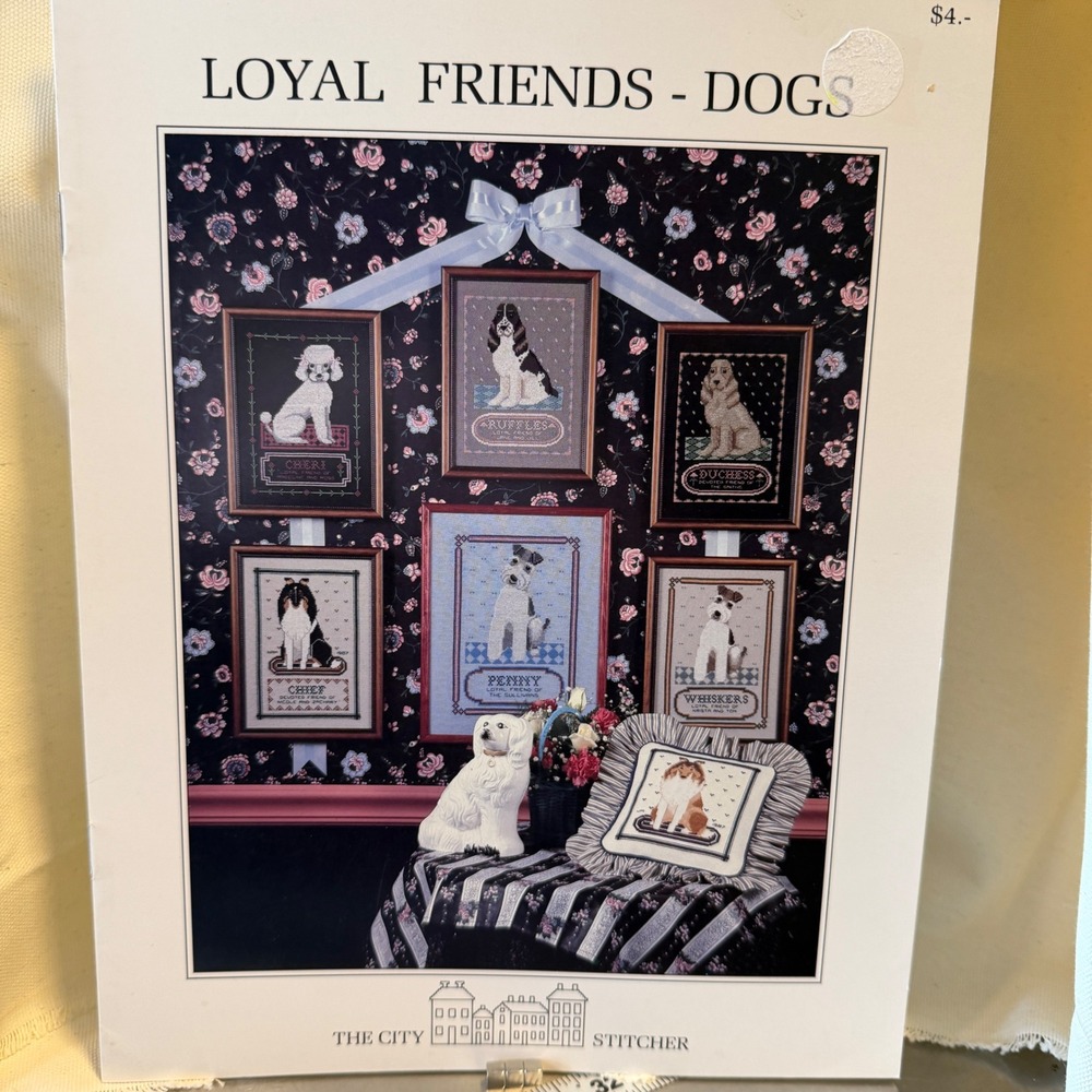 The City Stitcher Loyal Friends - Dogs Cross Stitch Pattern Booklet‎